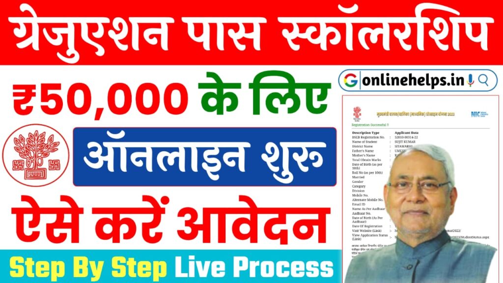 Graduation Pass 50000 Scholarship Online Apply : ग्रेजुएशन पास ₹50,000 स्कॉलरशिप के लिए ऑनलाइन शुरू, यहाँ से करें आवेदन