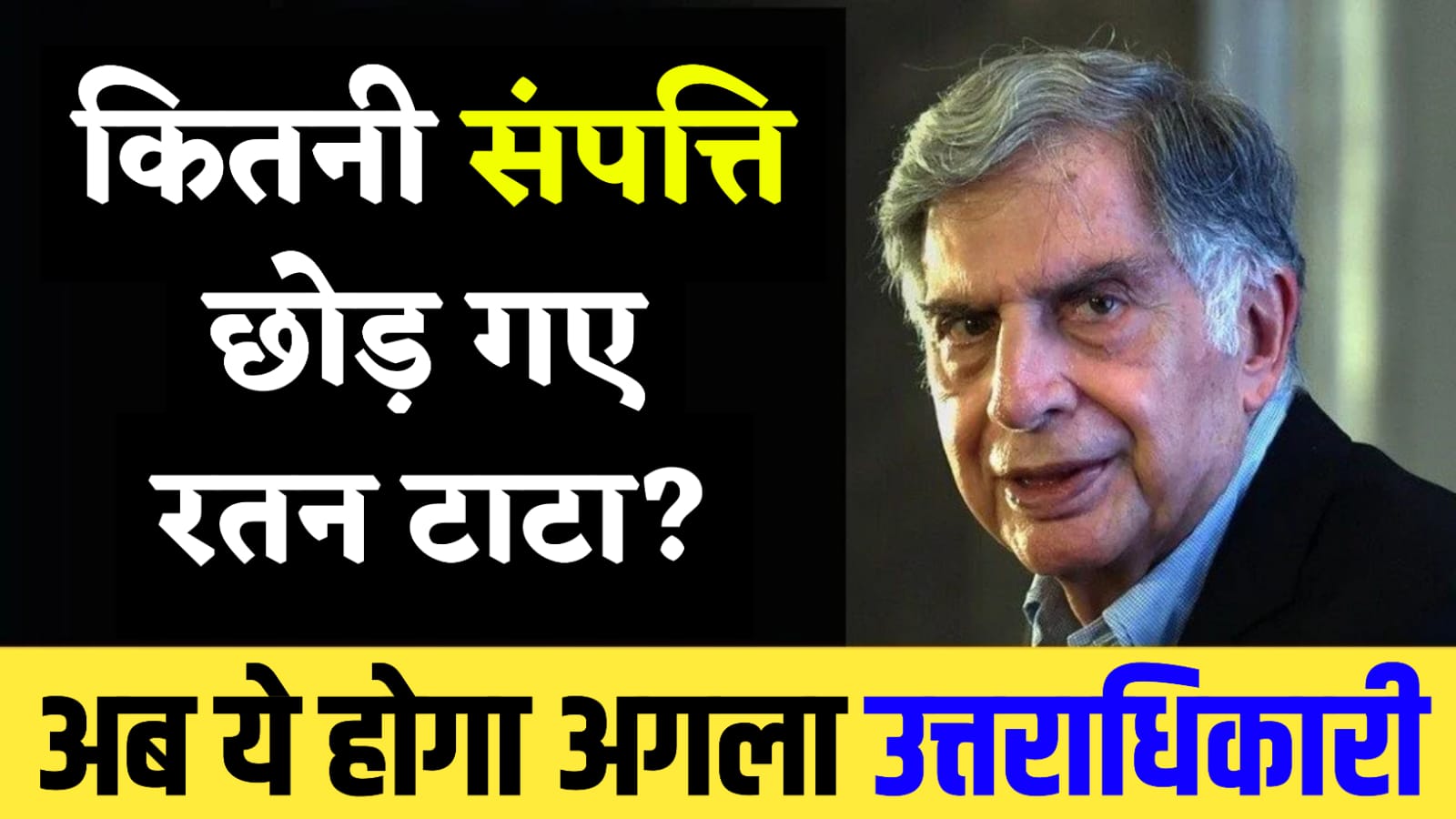 Ratan Tata Net Worth 2024 : रतन टाटा अपने पीछे छोड़ गए इतने हजार करोड़ की संपत्ति, ये होगा अगला उत्तराधिकारी