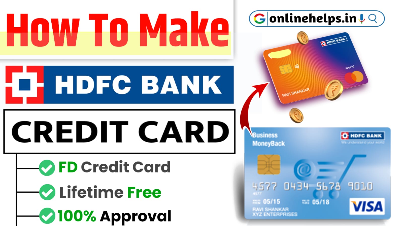 How To Make HDFC Credit Card : HDFC Bank Credit Card Apply Online | What Is HDFC Bank Credit Card