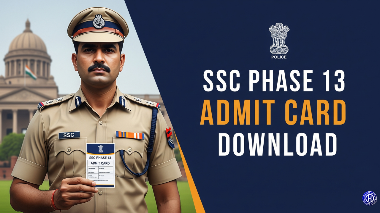 SSC Phase 13 Admit Card Download
